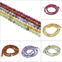 Fire Agate Beads, Round, faceted, more colors for choice, 6mm, Hole:Approx 1mm, Approx 62PCs/Strand, Sold Per Approx 14.9 Inch Strand