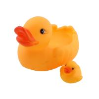 Vinyl Baby Bath Toy Duck yellow Sold By Set