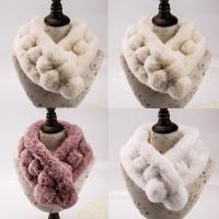 Faux Fur Scarf, for woman, more colors for choice, 77x12cm, Sold By Strand