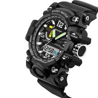 Reloj de pulsera unisex SANDA®, Caucho, con dial de plástico & Acrílico, unisexo & LED & impermeable, más colores para la opción, 55mm, 22mm, longitud aproximado 5-8 Inch, Vendido por UD