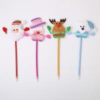 Cloth Christmas Ballpoint Pen, different styles for choice, 25x12cm, 10PCs/Bag, Sold By Bag