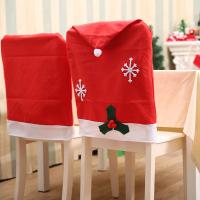 Telas no tejidas Cubierta de la silla de Navidad, 71x48cm, 2PCs/Bolsa, Vendido por Bolsa