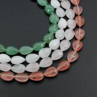Perles de pierres précieuses mixtes, pierre gemme, larme, différents matériaux pour le choix, 10x14x5mm, Trou:Environ 1mm, 29PC/brin, Vendu par Environ 15.7 pouce brin