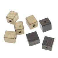 Koraliki drewniane, Drewno, Kwadrat, różnej wielkości do wyboru, otwór:około 2-4mm, 100komputery/torba, sprzedane przez torba