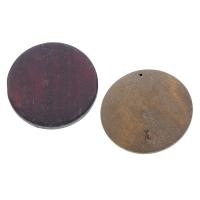 Trä Pärlor, Flat Round, olika stilar för val, Hål:Ca 2.5mm, 100PC/Bag, Säljs av Bag