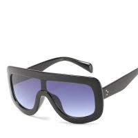 Fashion zonnebril, Hars, met PC plastic lens, anti ultraviolet & voor vrouw, meer kleuren voor de keuze, 145x60x141mm, Verkocht door PC