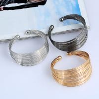 Iron Cuff Bangle plated for woman lead & cadmium free 35mm Inner Approx 65mm Length Approx 7.5 Inch Sold By PC