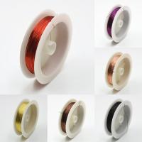 plastic spool Cord, with brass wire, plated, different size for choice, more colors for choice, lead & cadmium free, Sold By Lot