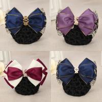 Mixed Hair Accessories Polyester with Lace & Plastic Pearl & Iron plated & for woman & with ribbon bowknot decoration & enamel & with rhinestone nickel lead & cadmium free Sold By PC
