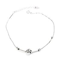 925 Sterling Silver Bracelet, with 1.5inch extender chain, platinum plated, box chain & for woman, nickel, lead & cadmium free, Sold Per Approx 6.5 Inch Strand