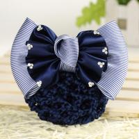 Polyester Hair Jewelry Flower with Iron & iron-on & for woman Sold By PC