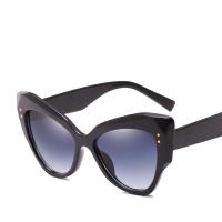 Fashion zonnebril, Hars, met PC plastic lens, anti ultraviolet & voor vrouw, meer kleuren voor de keuze, 138x57x135mm, Verkocht door PC