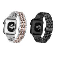Bracelets de montre, acier inoxydable, Placage, pour montre apple & unisexe & normes différentes pour le choix, plus de couleurs à choisir, Longueur Environ 9 pouce, Vendu par PC