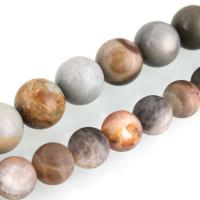 Dragi kamen perle Nakit, Krug, različiti materijali za izbor & različite veličine za izbor & mat, Rupa:Približno 0.5mm, Prodano Per Približno 15 inčni Strand