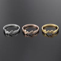 Partículas de acero anillo, chapado, diverso tamaño para la opción & para mujer, más colores para la opción, 5mm, Vendido por UD