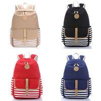 Canvas Backpack, with Polyester, more colors for choice, 450x350x170mm, Sold By PC