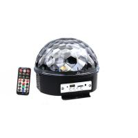 Plástico Bluetooth Audio LED Ball Light, 7 Luz de estado de ánimo LED & con interfaz USB & con luz LED & con disparador remoto bluetooth & diverso tamaño para la opción, Negro, 180x150mm, Vendido por UD