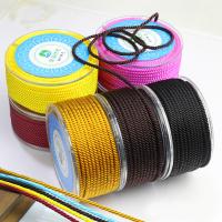 Cordon en nylon, corde en nylon, avec bobine plastique, plus de couleurs à choisir, 2.50mm, Environ 10m/bobine, Vendu par bobine