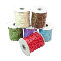 Wax Cord, Polyamide, with plastic spool & Cardboard, different size for choice & South Korea Imported, more colors for choice, Sold By PC