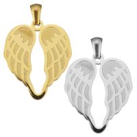 Stainless Steel Pendants Wing Shape plated polished Approx Sold By Bag
