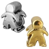 Stainless Steel European Beads Character plated without troll Approx 5mm Sold By Bag