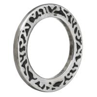 RVS Gesloten Ring, Roestvrij staal, Donut, glazuur, oorspronkelijke kleur, 21.50x2mm, Gat:Ca 15mm, 10pC's/Lot, Verkocht door Lot