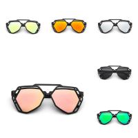 Fashion zonnebril, PC Plastic, met Acryl, uniseks, meer kleuren voor de keuze, 148x135x57mm, Verkocht door PC