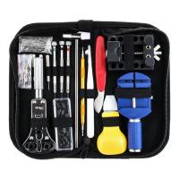 Non-woven Fabrics Watch Repair Tool Set with Plastic & Stainless Steel plated Sold By Set