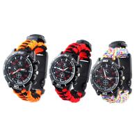 Bracelets de montre, Parachute, avec plastique & acier inoxydable, plus de couleurs à choisir, 23mm, Longueur Environ 10 pouce, Vendu par PC