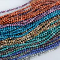 Dalmatian Beads, dalmata, Cerchio, lucido, nessuno, 8mm, 47PC/filo, Venduto per Appross. 15 pollice filo