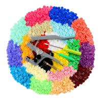 Hars Knop Bevindingen, met Plastic, Ronde, plated, verschillende stijlen voor de keuze, Willekeurige kleur, Verkocht door Stel