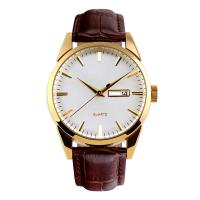 SKmei® 9073 Men Wrist Watch Cowhide with Glass & Zinc Alloy plated nickel lead & cadmium free Approx 9.8 Inch Sold By PC