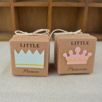 Jewelry Gift Box Kraft with Linen Sold By Lot