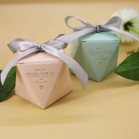 Papel Caja de caramelo de boda, con Cinta de satén, diverso tamaño para la opción & hueco, más colores para la opción, 100PCs/Grupo, Vendido por Grupo