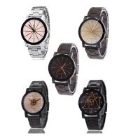 Couple Watch Bracelets Stainless Steel with Glass plated Life water resistant & Unisex  & for couple Sold By PC