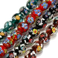Handgemaakte Lampwork Beads, verschillende grootte voor keus, meer kleuren voor de keuze, Gat:Ca 4mm, Per verkocht Ca 8.5 inch Strand