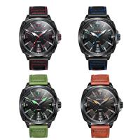 مجموعة RISTOS® Watch, بو, مع زجاج & الفولاذ المقاوم للصدأ, الأيونية الأسود, مقاومة للماء الحياة & قابل للتعديل & للرجل, المزيد من الألوان للاختيار, 46x12mm, طول تقريبا 10 بوصة, تباع بواسطة PC