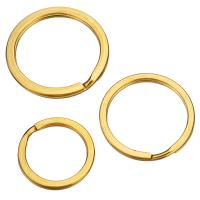 Stainless Steel Key Clasp Donut gold color plated Sold By Lot