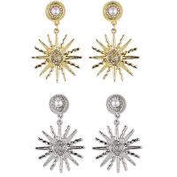 Zinc Alloy Drop Earrings with ABS Plastic Pearl stainless steel post pin plated for woman lead & cadmium free Sold By Pair