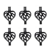 Brass Floating Locket Pendant Heart gun black plated for 8mm beads & It could be opened and beads could be put inside. & hollow nickel lead & cadmium free Approx 2-3mm Sold By PC