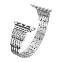 Watch Bands Stainless Steel plated & with rhinestone Sold Per Approx 8.2 Inch Strand