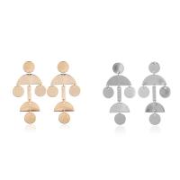 Zinc Alloy Drop Earrings stainless steel post pin plated for woman nickel lead & cadmium free Sold By Pair