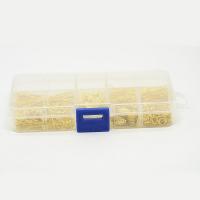 żelazo Mieszane, ze Plastikowe pudełko, Platerowane w kolorze złota, bez zawartości ołowiu i kadmu, 5-30mm, sprzedane przez Box