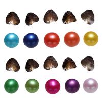 Freshwater Cultured Love Wish Pearl Oyster, Freshwater Pearl, Potato, mixed colors, 7-8mm, 10PCs/Lot, Sold By Lot