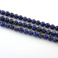 Lapis Lazuli Beads, Natuurlijke Lapis Lazuli, Ronde, verschillende grootte voor keus, Gat:Ca 1mm, Per verkocht Ca 15 inch Strand