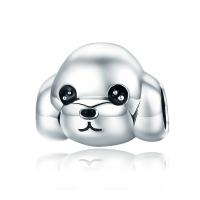 Thailand Sterling Silver European Bead Dog without troll Sold By PC