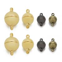 Brass Magnetic Clasp plated & single-strand nickel lead & cadmium free Approx 1-2mm Sold By Bag