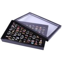 Velveteen Ring Box, s lepenkové krabice, Obdélník, více barev na výběr, 300x180x45mm, Prodáno By PC