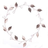 Zinc Alloy Headband with Crystal gold color plated for bridal & faceted lead & cadmium free Sold By PC