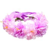 Cloth Hair Wreath with Satin Ribbon for woman Sold By PC
